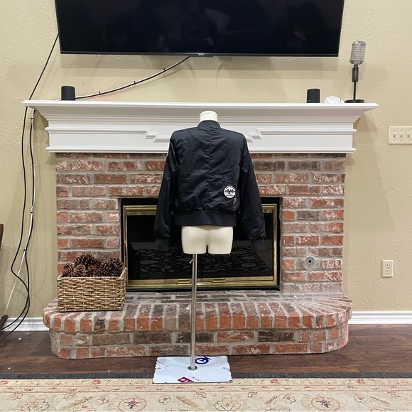 Pull & Bear Varsity jacket with colorful badges / M / NWOT - Picture 14 of 16